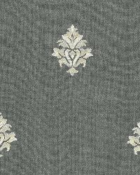 Lorenzo Embroidery Midnight by  Schumacher Fabric 