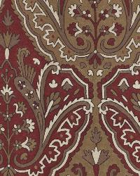 Maharajah Crewel Embroidery Pompeii by  Schumacher Fabric 