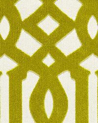 Imperial Trellis Velvet Chartreuse by  Schumacher Fabric 