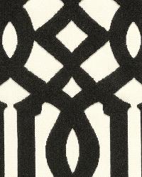 Imperial Trellis Velvet Noir by  Schumacher Fabric 