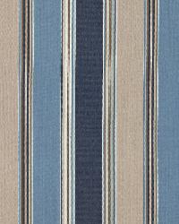 Addison Cotton Stripe Indigo by  Schumacher Fabric 