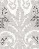 Schumacher Fabric TOSCANA LINEN DAMASK GRISAILLE