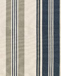 Fjord Stripe Indigo by  Schumacher Fabric 