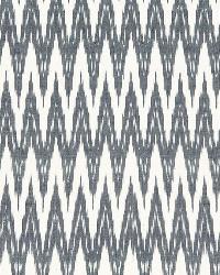 Kilimanjaro Ikat Denim by  Schumacher Fabric 