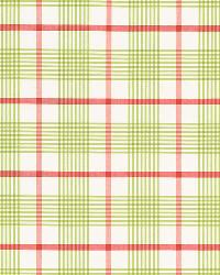 St. Lucia Plaid Lime by  Schumacher Fabric 