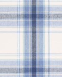 St. Martin Plaid Cornflower by  Schumacher Fabric 