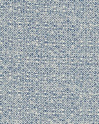 Sarong Weave Indigo by  Schumacher Fabric 