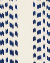 Izmir Stripe Indigo by  Schumacher Fabric 