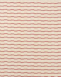 Lines Red by  Schumacher Fabric 