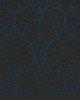 Schumacher Fabric MAGGIORE DAMASCO MIDNIGHT