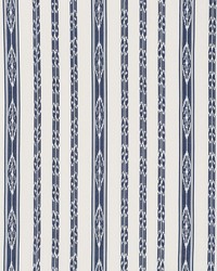 Mariam Ikat Navy by  Schumacher Fabric 