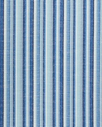 Primavera Stripe Sea by  Schumacher Fabric 