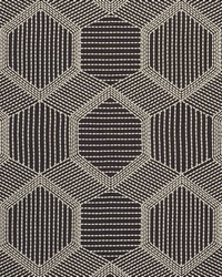 Tortuga Embroidery Black by  Schumacher Fabric 