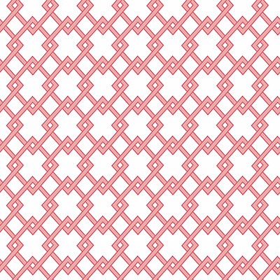 Kravet Wallcovering BOUND GDW5441 001 ROSA GASTON LIBRERIA GDW5441.001 Pink PAPER - 100% Diamonds and Ogee Modern Geometric Designs Lattice and Trellis Wallpaper 