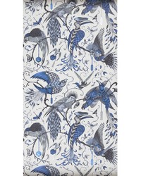 AUDUBON W0099/01 CAC BLUE by  Clarke and Clarke Wallpaper 