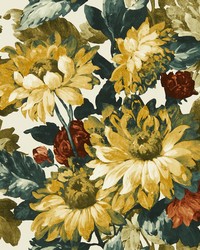 Sunforest W0162/03 CAC Olive Russet Wp by  Clarke and Clarke Wallpaper 