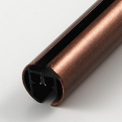 Brimar 10 Ft Metal Traverse Pole Aged Copper in Signature Metal 2 DP242-ACO 