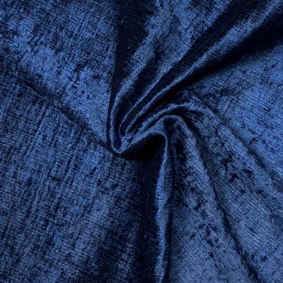 Magnolia Fabrics Orissa Ink Blue Upholstery POLY Fire Rated Fabric Solid Color Chenille  Heavy Duty CA 117   Fabric MagFabrics  MagFabrics Orissa Ink