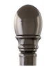 Aria Metal Adjustable Telescoping Curtain Rod 28-48 in Oil Rubbed Bronze