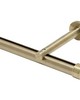 Aria Metal Metal Baton 60in Plastic Attachment Brushed Brass