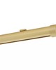 Aria Metal Metal Baton 60in Plastic Attachment Brushed Brass