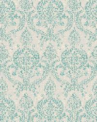 Waverly Turquoise Petite Damask by   