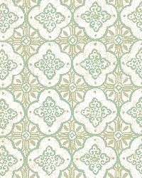 Geo Green Quatrefoil by   