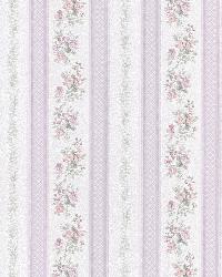 Merle Lavender Floral Stripe by   