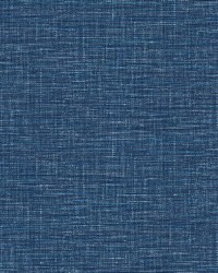 Exhale Dark Blue Faux Grasscloth Wallpaper by   