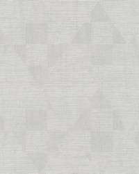 Wegener Silver Geometric Wallpaper 4082-381962 by   