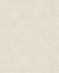 Wegener Ivory Geometric Wallpaper 4082-381966 by   