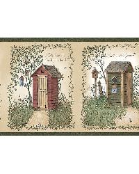 Fisher Sage Country Outhouses Border by   
