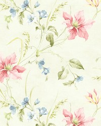 Avery Pink Lily Trail by  Brewster Wallcovering 