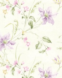 Avery Lavender Lily Trail by  Brewster Wallcovering 