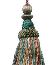 Battersea Key Tassel Lagoon by  Stout Trim 