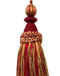 Battersea Key Tassel Cardinal by  Stout Trim 